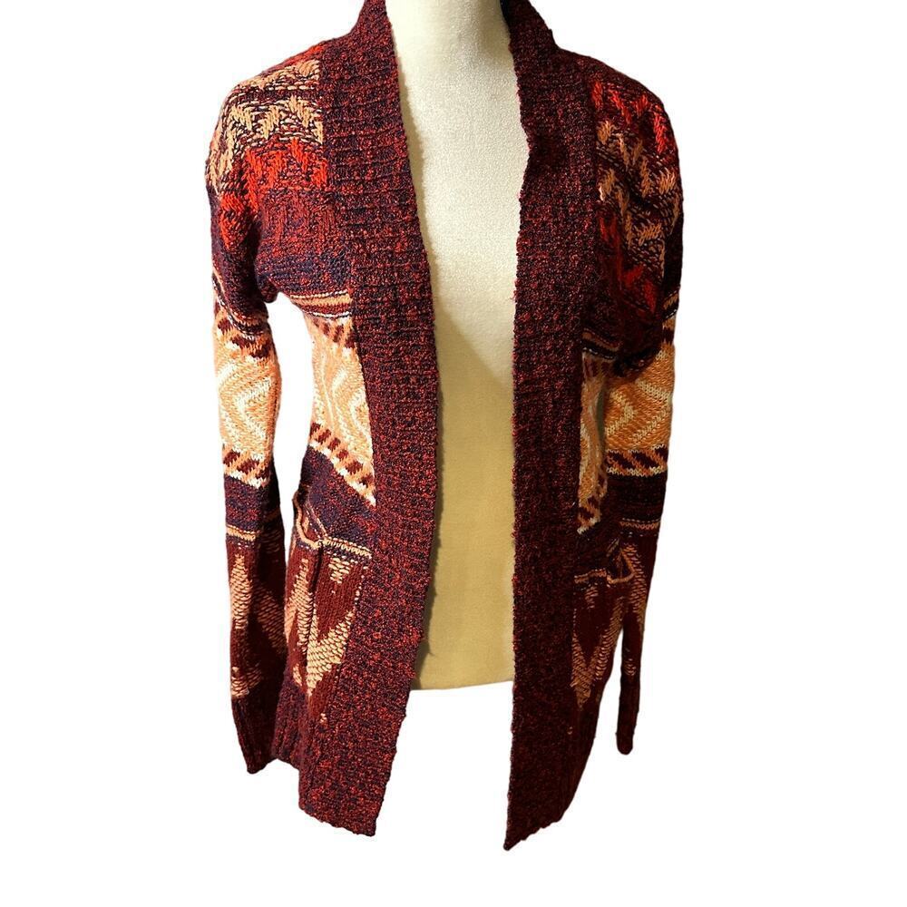 Mossimo Supply Company Women's Small Patterned Cardigan with Pockets